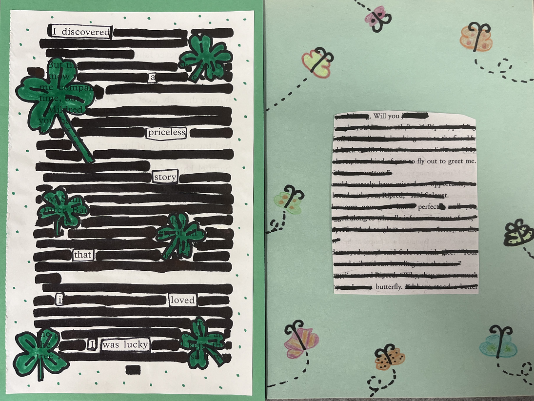 Blackout Poetry Examples
