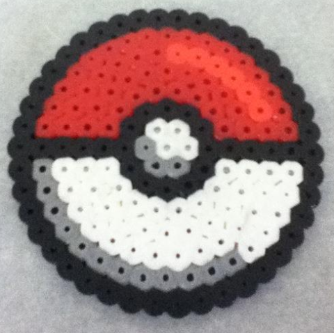 Perler Bead Pokeball