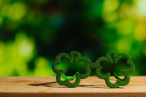 Four leaf clover decorations