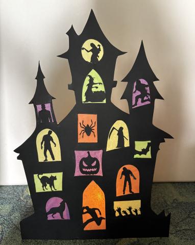 Paper Haunted House