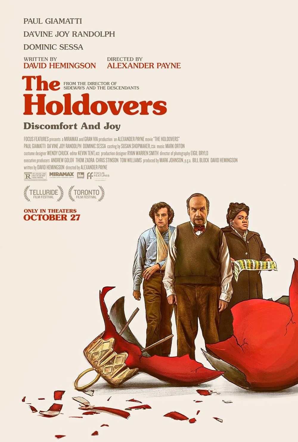 "The Holdovers" movie poster