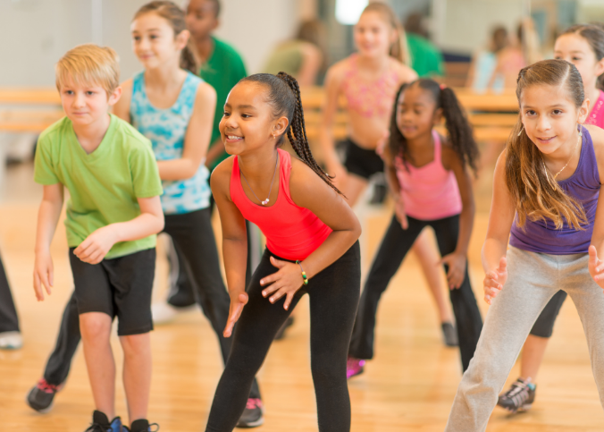 Kids dancing